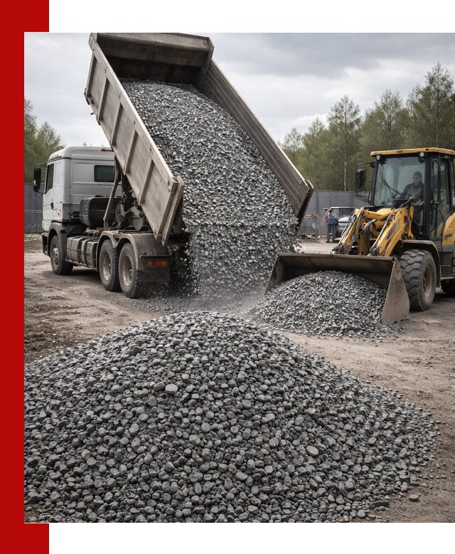 Доставка и продажа щебня гранитного в Южноуральске
