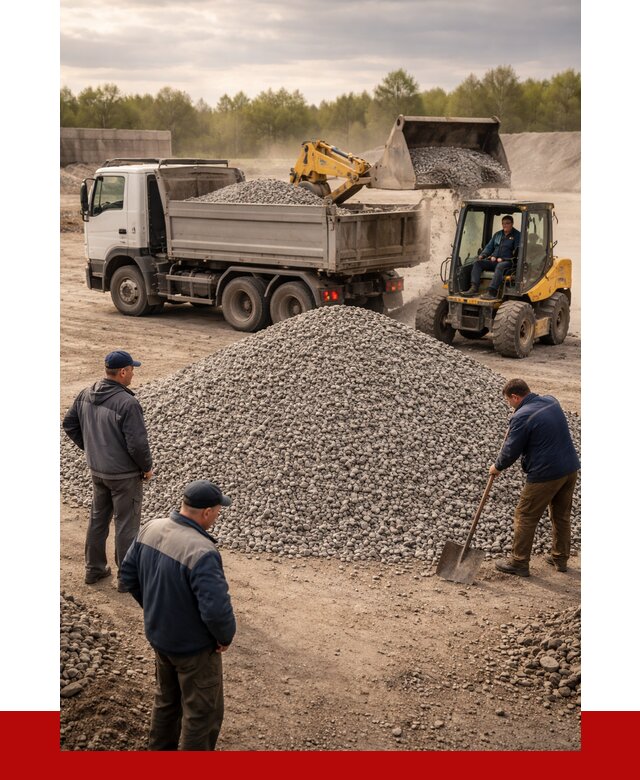 Гравийный щебень фракция 5-20 в Южноуральске от 2625 р. ПРОНЕРУДЖрк
