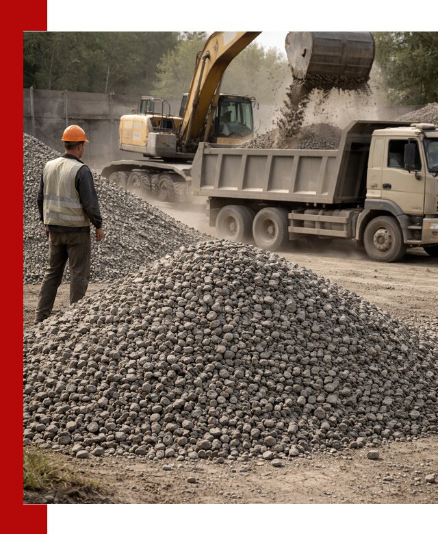 Шлаковый щебень фракция 5-20 с доставкой в Южноуральске