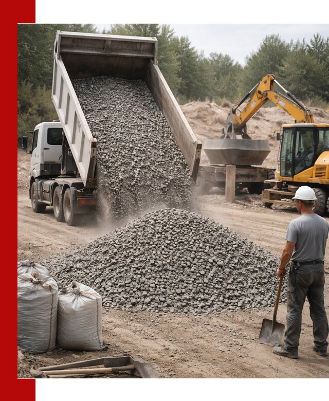 Доставка и продажа бетонного щебня в Южноуральске