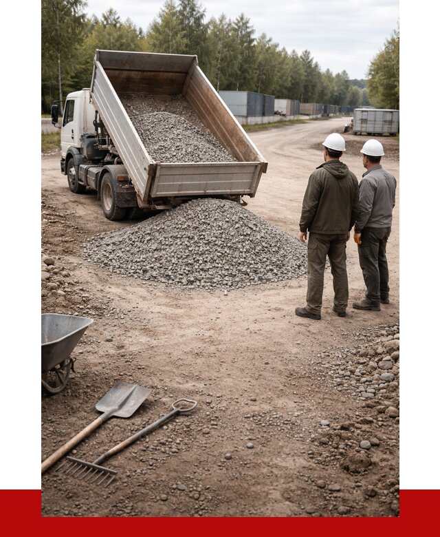 Бетонный щебень фракция 5-20 в Южноуральске от 3500 р., ПРОНЕРУДЖрк