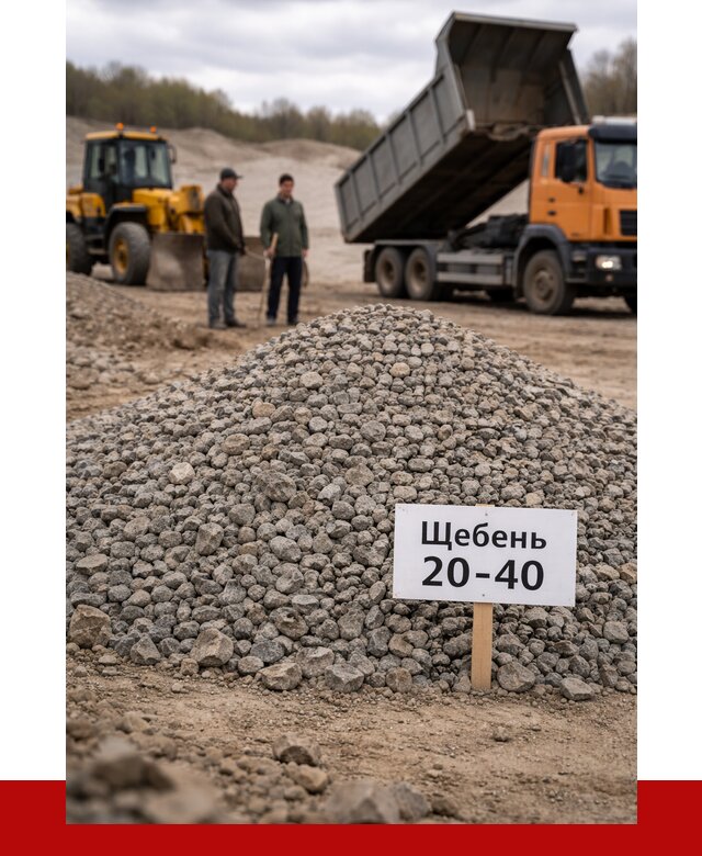 Бетонный щебень фракция 20-40 в Южноуральске от 2679 р. | ПРОНЕРУДЖрк