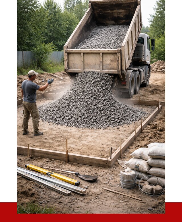Купить щебень для фундамента в Южноуральске от 4921 р. | ПРОНЕРУДЖрк