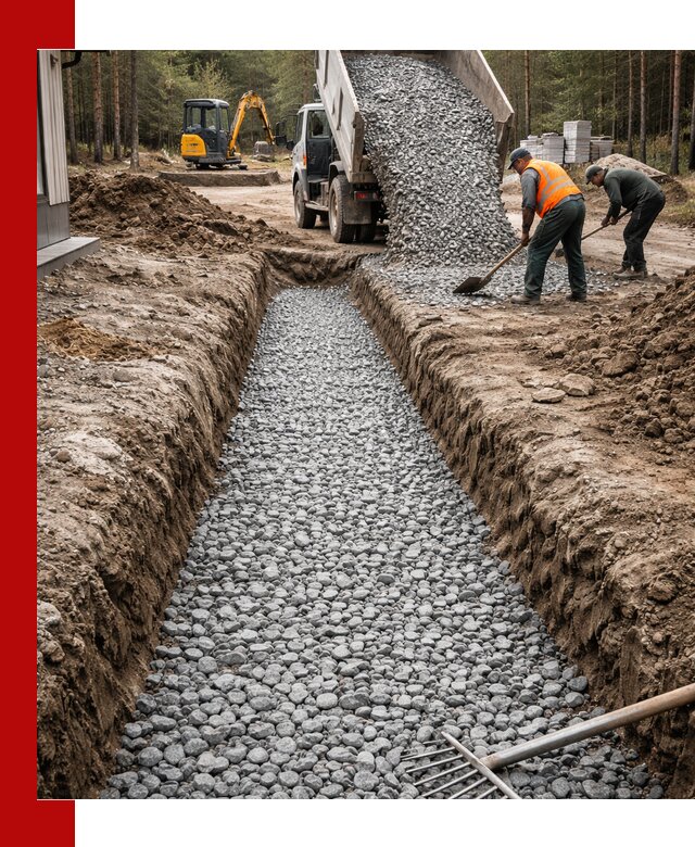 Щебень для дренажа с доставкой в Южноуральске высокого качества