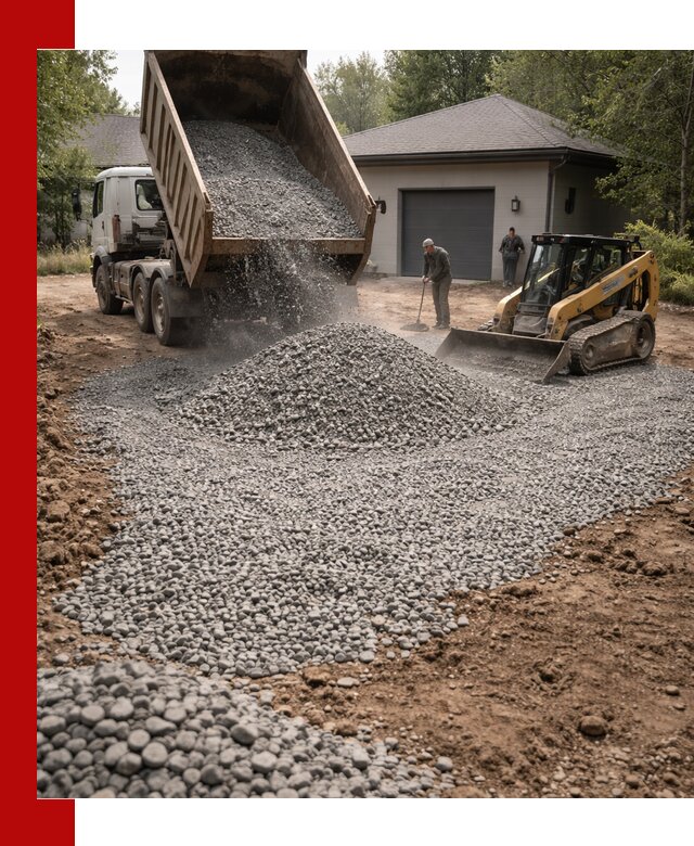 Щебень для парковки в Южноуральске: доставка и укладка качественного материала