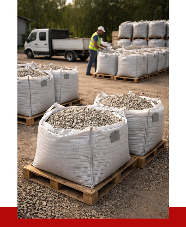 Щебень в мешках с доставкой в Южноуральске от 4593 р. | ПРОНЕРУДЖрк