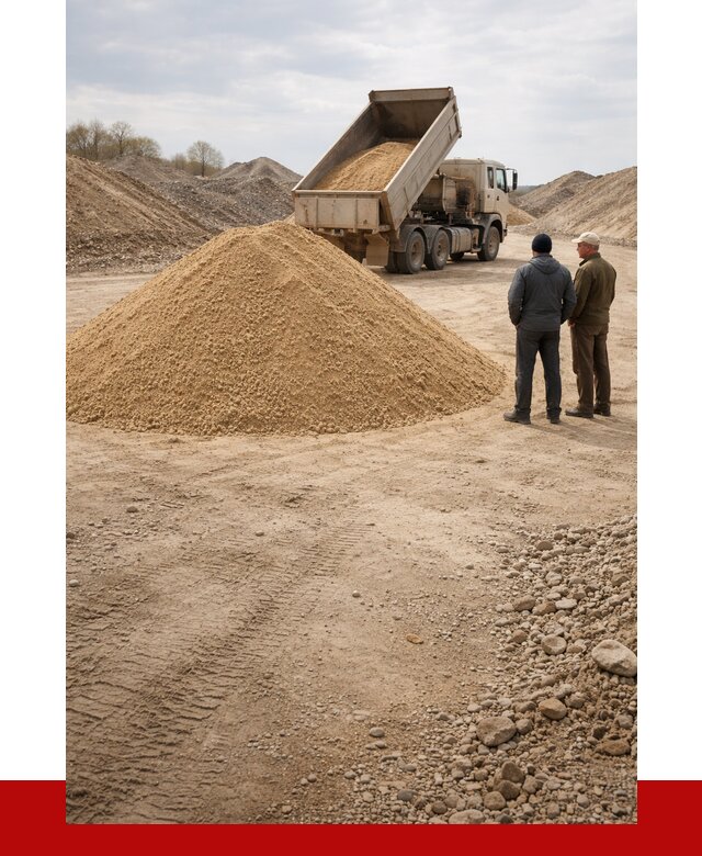 Карьерный песок крупнозернистый в Южноуральске от 9296 р | ПРОНЕРУДЖрк