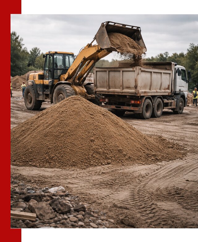 Доставка речного песка навалом в Южноуральске быстро и выгодно
