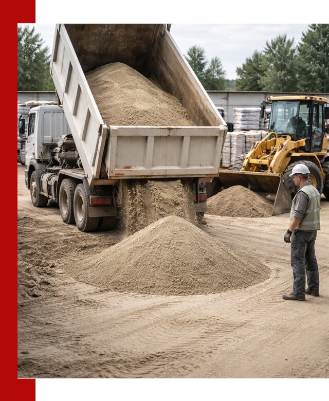Поставка и доставка песка для бетона в Южноуральске