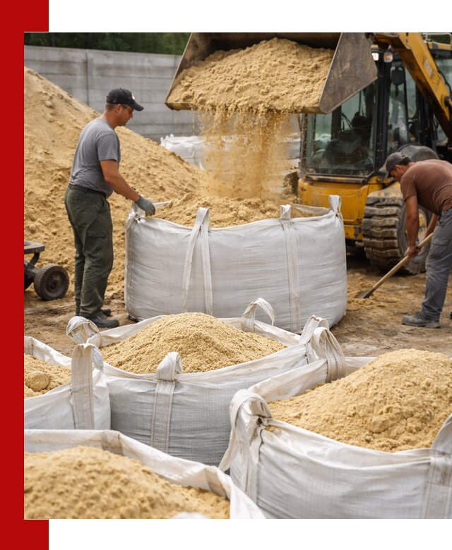 Поставка качественного песка для кладки в Южноуральске