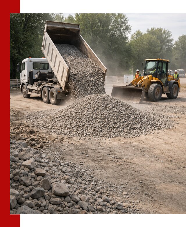 Гравий фракция 5–20 доставка в Южноуральске оптом и в розницу