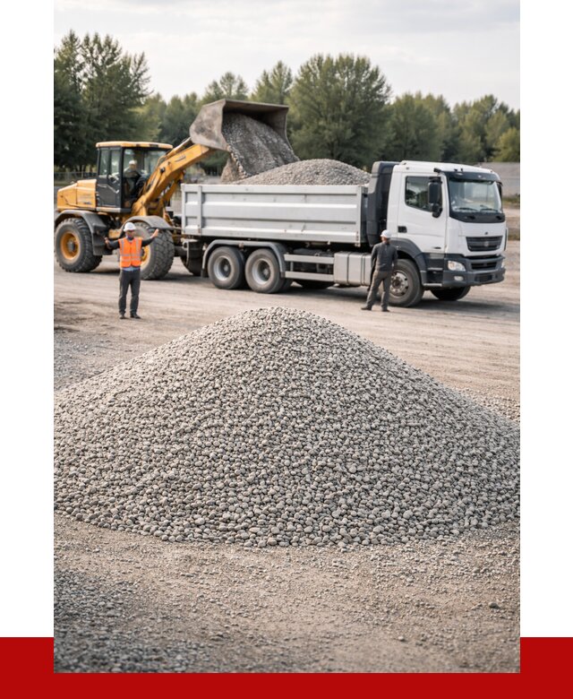 Купить мытый гравий в Южноуральске от 3828 р, доставка ПРОНЕРУДЖрк