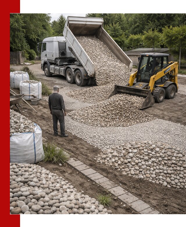 Доставка морской гальки оптом и в розницу в Южноуральске