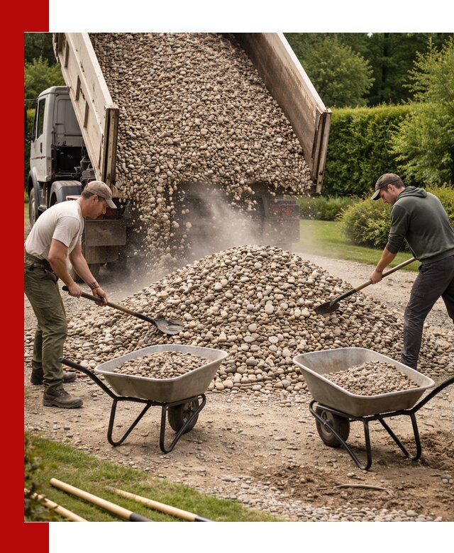 Доставка и продажа декоративной гальки в Южноуральске