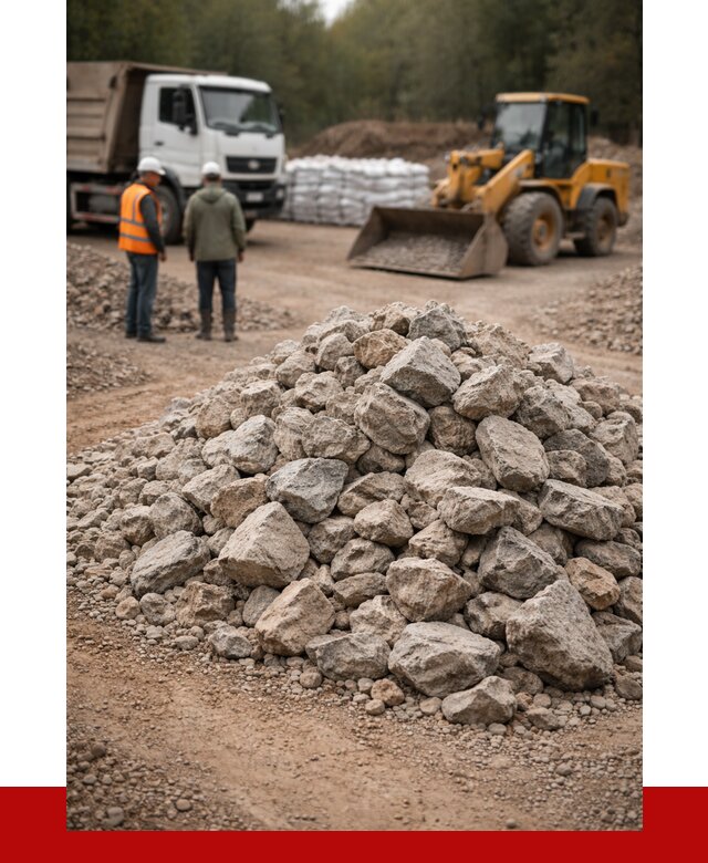 Купить бутовый камень с доставкой в Южноуральске от 2515 р. | ПРОНЕРУДЖрк