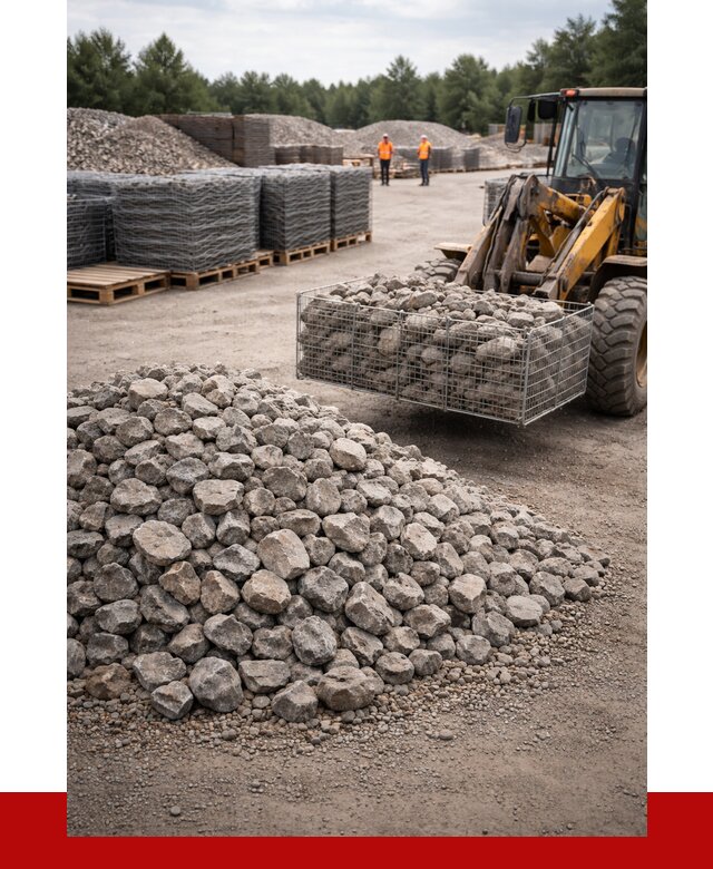 Камень для габионов фракция 70-150 в Южноуральске от 4593 р. | ПРОНЕРУДЖрк