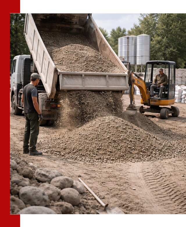 Доставка ПГС С3 в Южноуральске самосвалами и миксерами