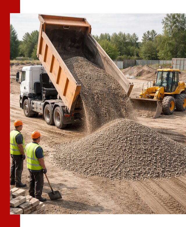 Доставка щебёночно-песчаной смеси ЩПС С7 в Южноуральске