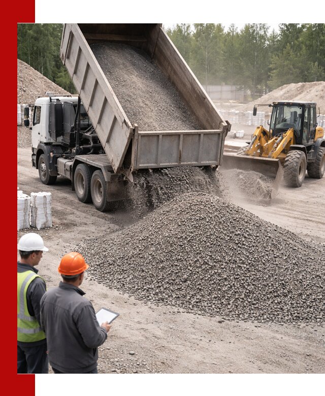 Доставка и продажа гранитного отсева 0-10 в Южноуральске