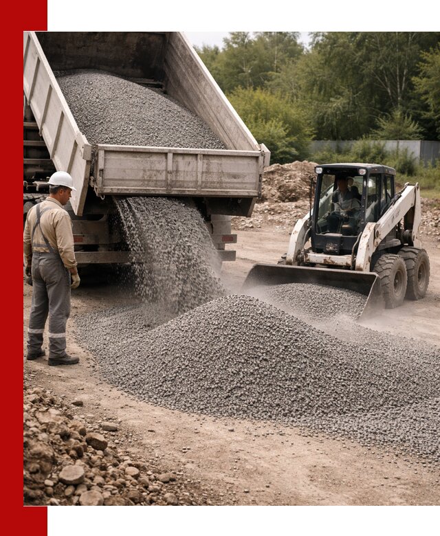 Доставка гравийного отсева 0-5 в Южноуральске оптом и в розницу