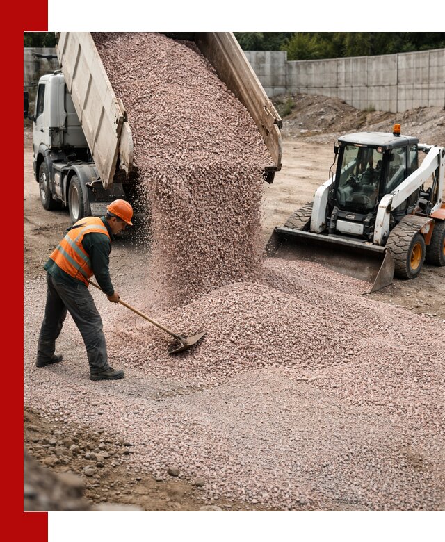 Крошка розовый гранит с доставкой в Южноуральске от производителя