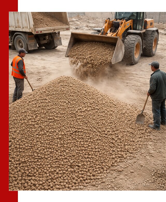 Керамзит фракция 10-20 с доставкой в Южноуральске