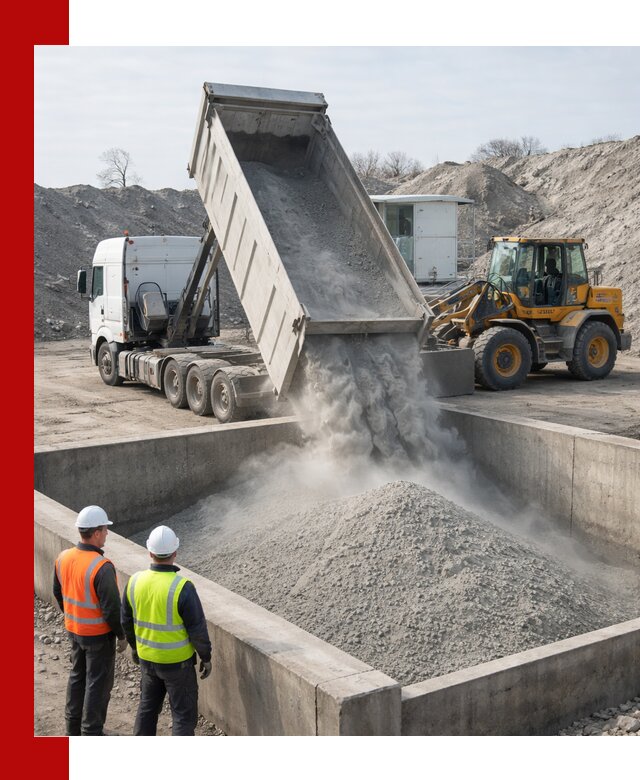 Доставка цемента навалом в Южноуральске крупными партиями