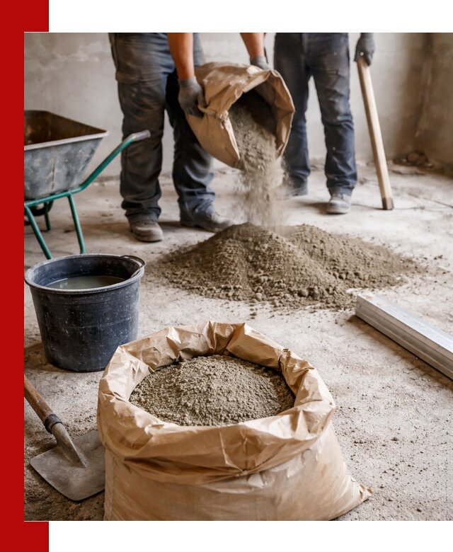 Доставка сухой смеси для стяжки в Южноуральске