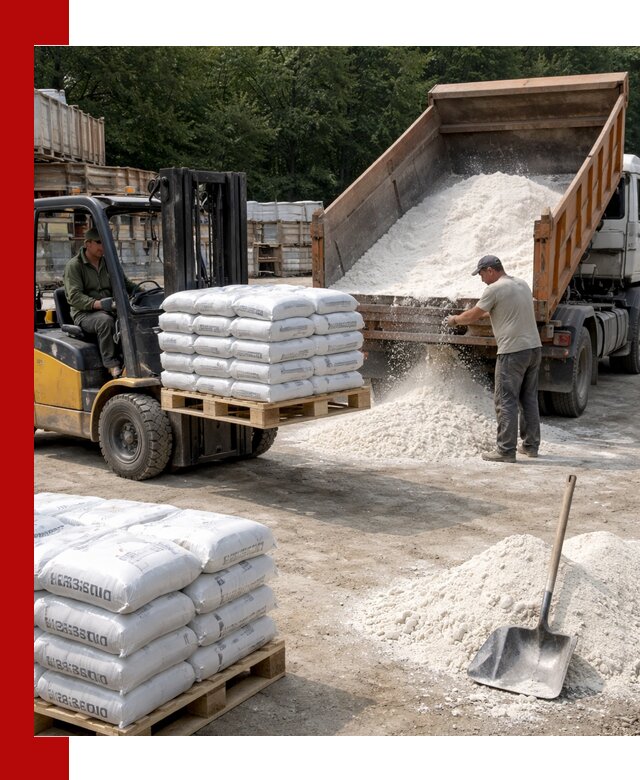 Доставка строительной извести оптом и в розницу в Южноуральске