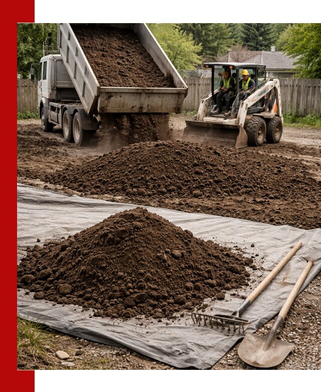 Грунт для отсыпки участка с доставкой в Южноуральске