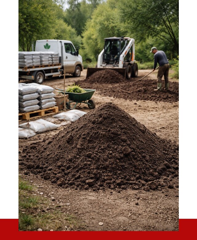 Грунт для озеленения с доставкой в Южноуральске от 1968 р. | ПРОНЕРУДЖрк