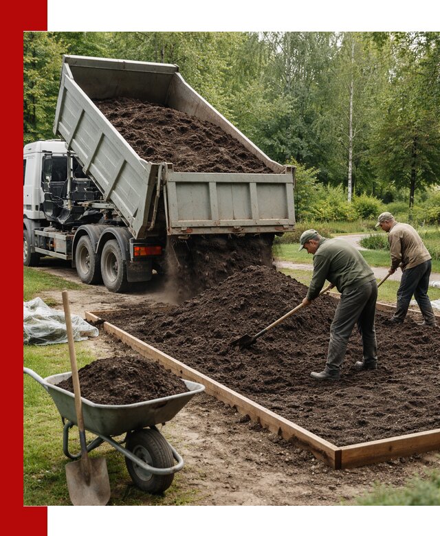 Доставка грунта для озеленения и благоустройства в Южноуральске