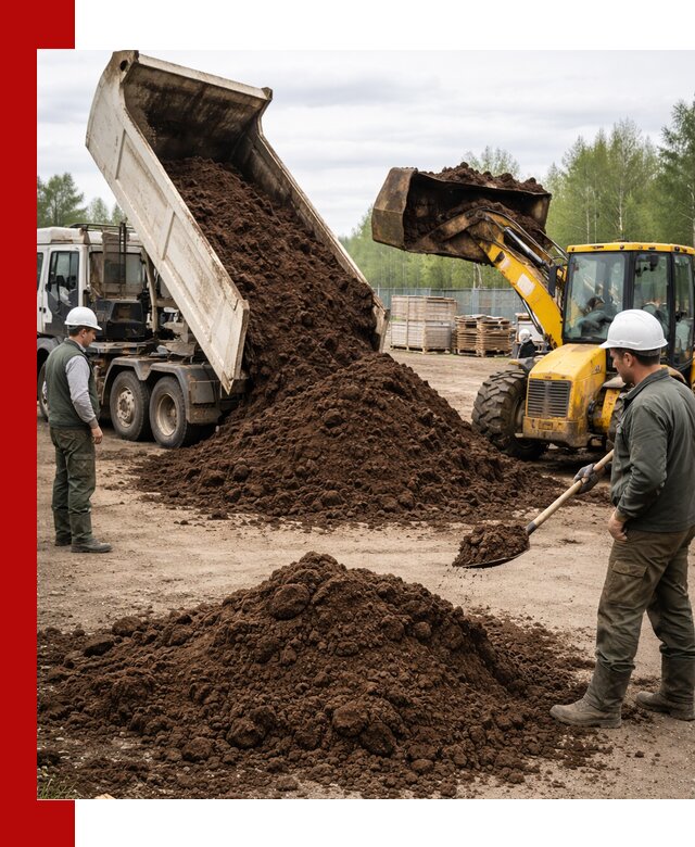 Доставка торфа оптом и в мешках в Южноуральске