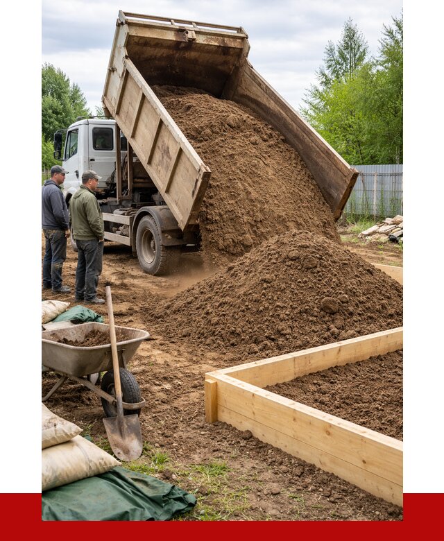Торфо песчаная смесь в Южноуральске с доставкой от 2023 р. | ПРОНЕРУДЖрк