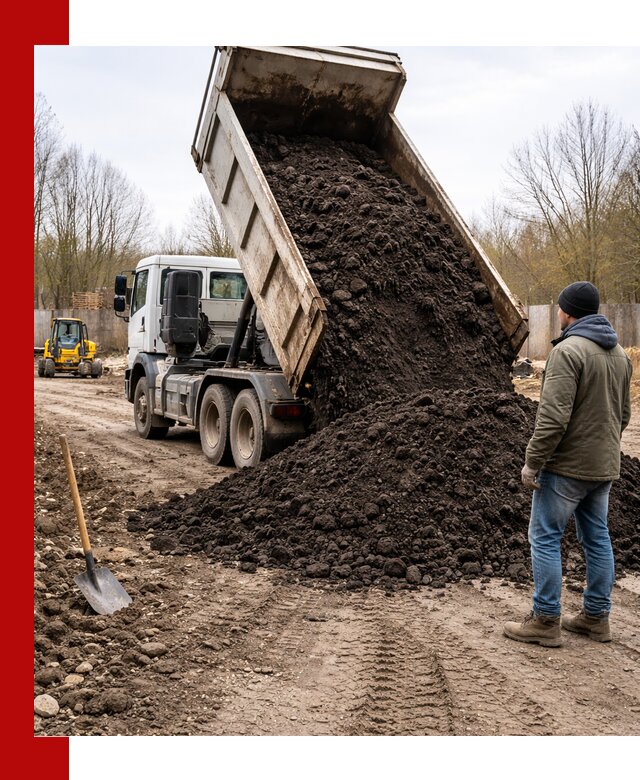 Доставка чернозема навалом в Южноуральске быстро и выгодно