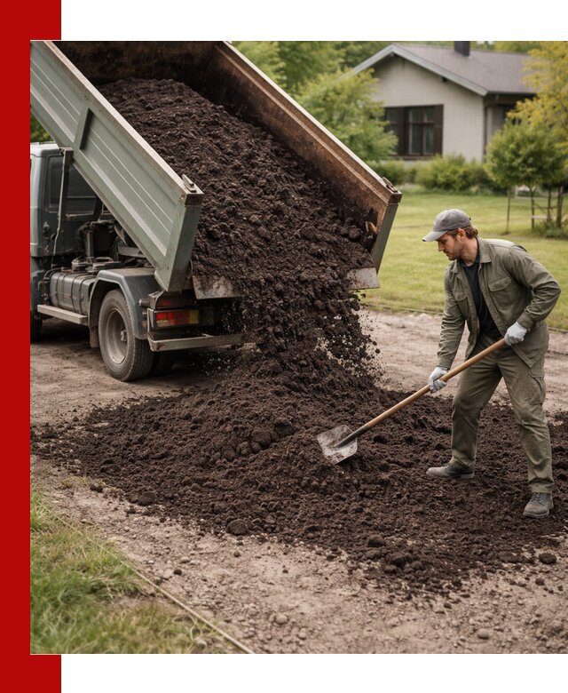 Чернозем для газона с доставкой в Южноуральске быстро и качественно