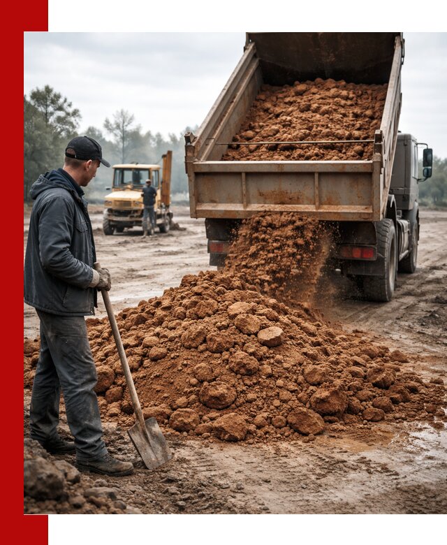 Глина для засыпки в Южноуральске с доставкой самосвалами