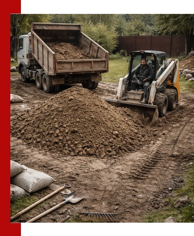 Суглинок для планировки участков в Южноуральске с доставкой и выгрузкой