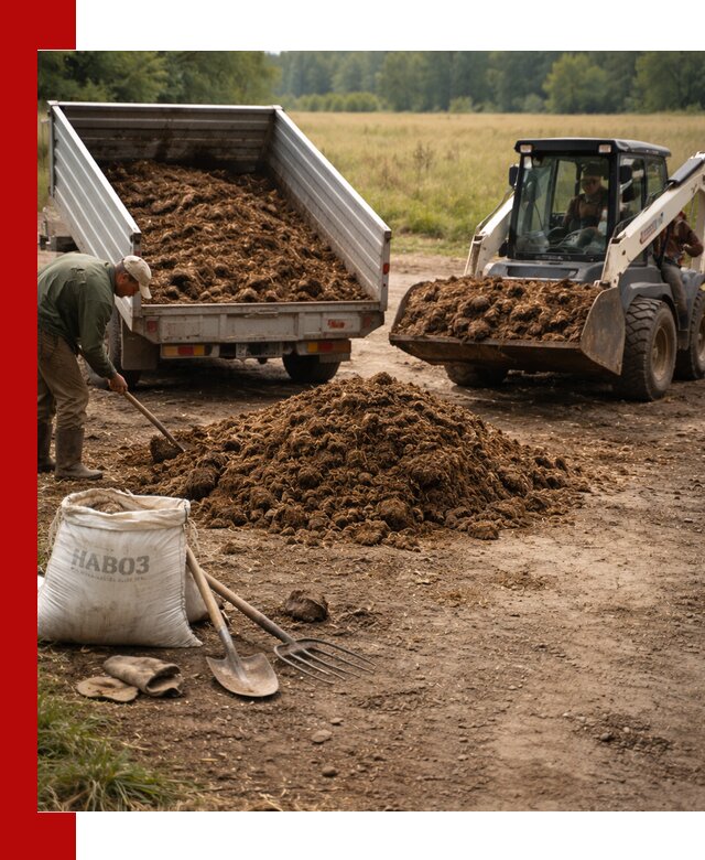 Доставка конского навоза в Южноуральске с разгрузкой и доставкой на объект