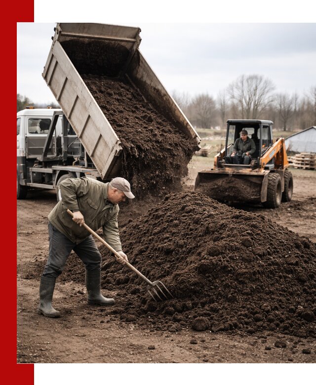 Доставка и продажа перегноя в Южноуральске быстро и дешево