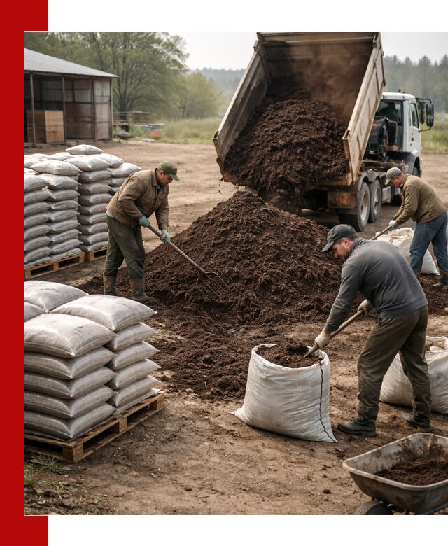 Доставка компоста оптом и в розницу в Южноуральске