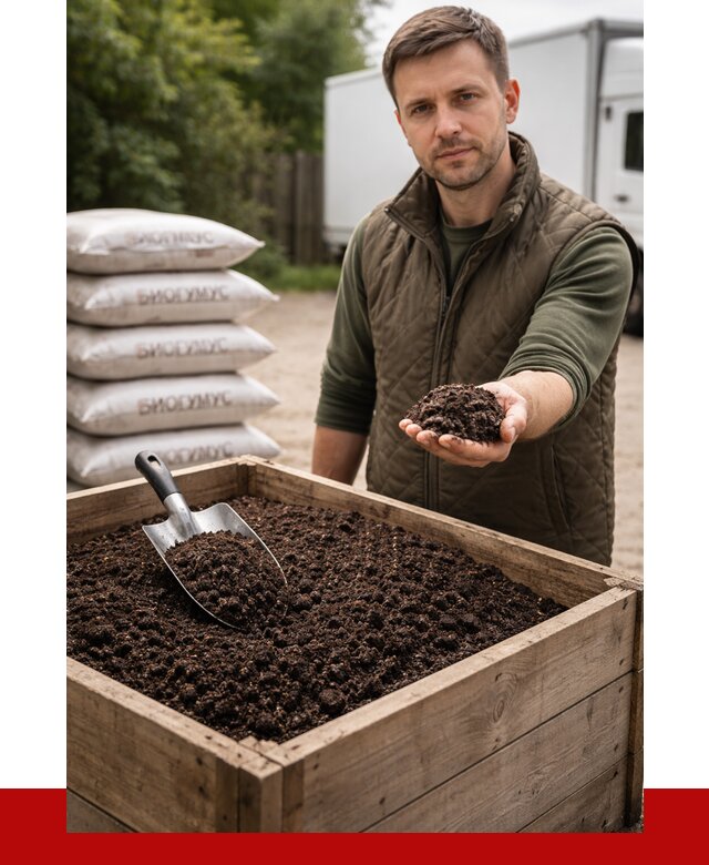 Купить биогумус в Южноуральске с доставкой от 9296 р. за куб | ПРОНЕРУДЖрк