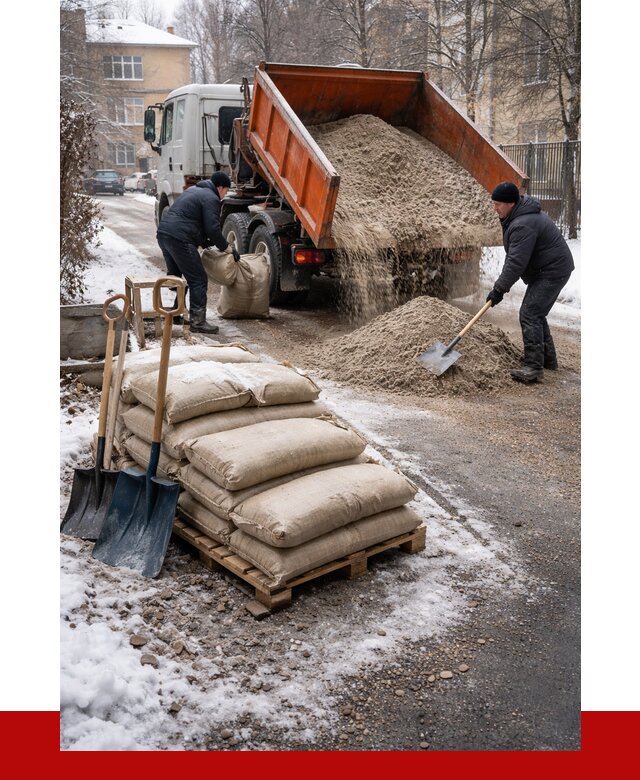 Противогололедные материалы оптом в Южноуральске от 4593 р. | ПРОНЕРУДЖрк