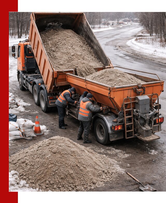 Поставка и вывоз пескосоля в Южноуральске оптом и в розницу