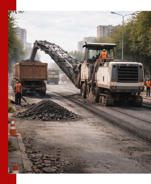 Фрезерованный асфальт в Южноуральске — удаление и вывоз старого покрытия