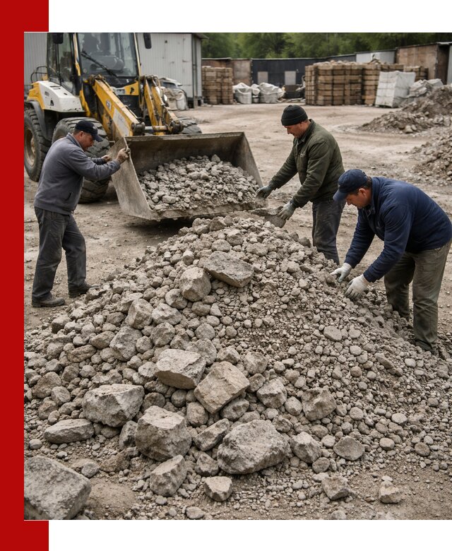 Демонтаж и вывоз бой бетона в Южноуральске