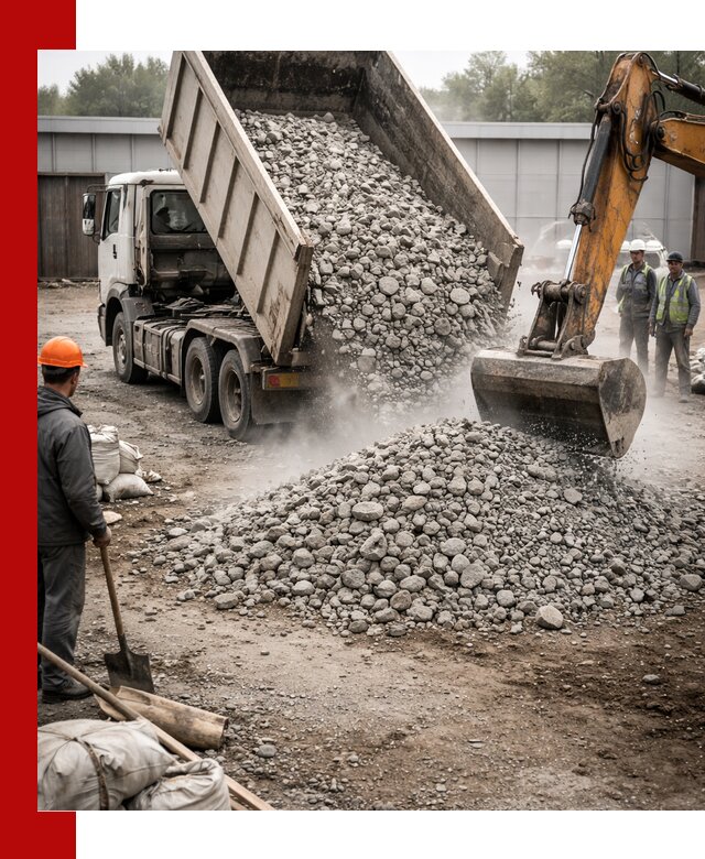Доставка дробленого бетона в Южноуральске оптом и в розницу