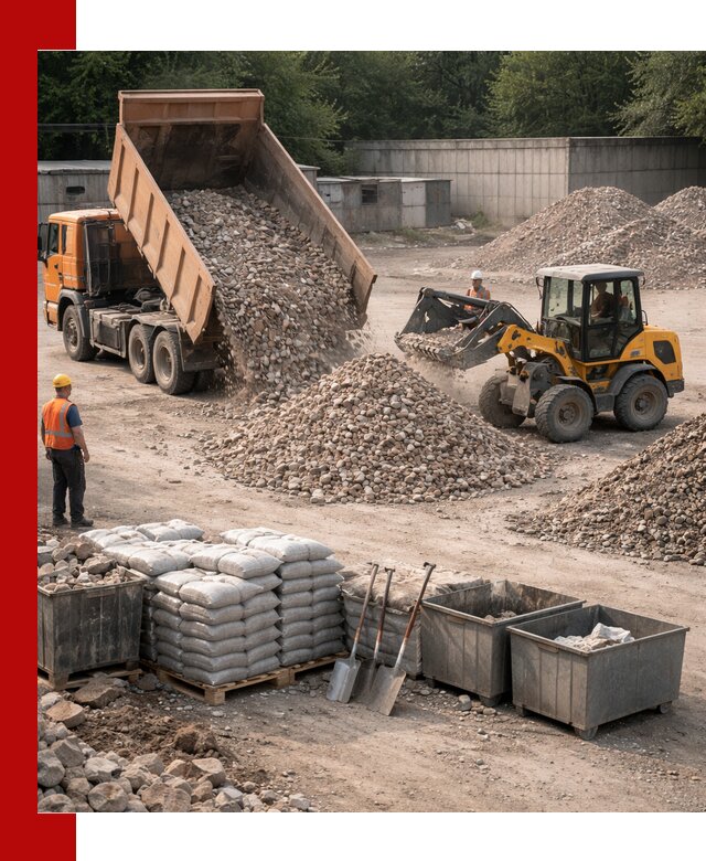 Вторичные материалы для отсыпки в Южноуральске — поставка и доставка