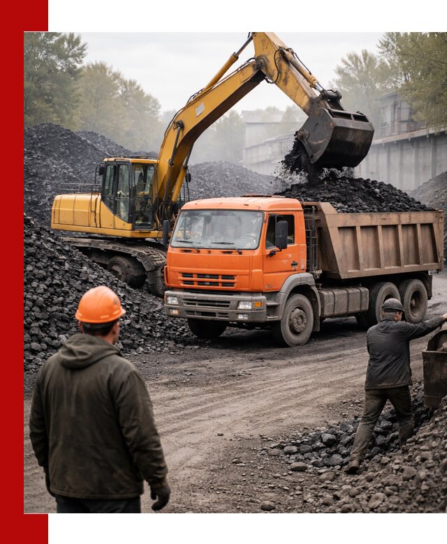 Доставка угля автотранспортом в Южноуральске быстро и выгодно