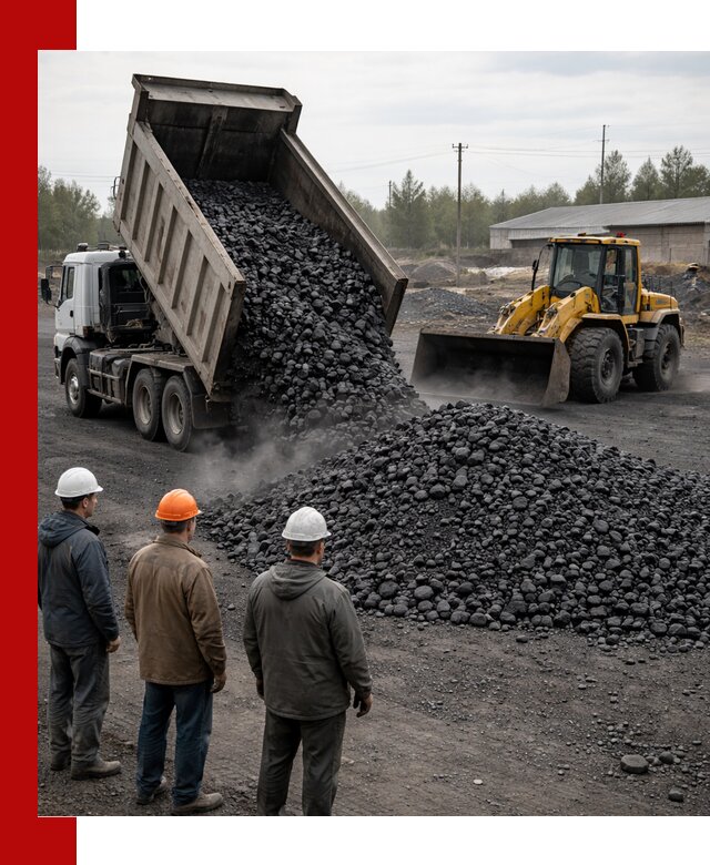 Доставка угля антрацита в Южноуральске с самосвалами и погрузкой